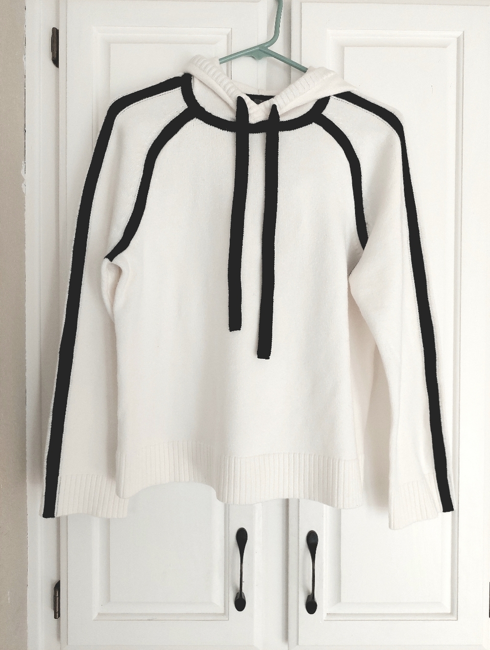 Lou & Grey for LOFT Tipped Hoodie Sweater Size XS - Picture 3 of 10
